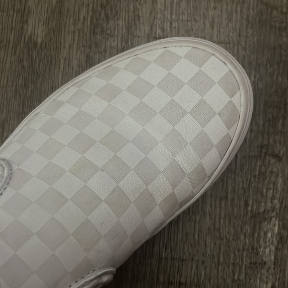 White Checkered Vans - Picture 3 of 4